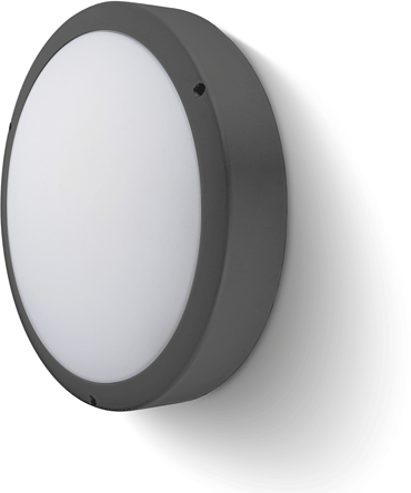 Pragmalux LED Bulkhead Venus G2 IP65 2,7W-5W 3000K-5000K 3-CCT 295-570lm Ø300 + Step-dim daglicht & bewegingssensor-5