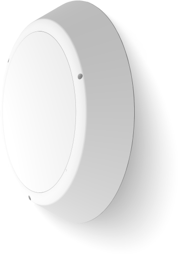 Pragmalux LED Bulkhead Venus G2 Ø370 Ring White RAL9003