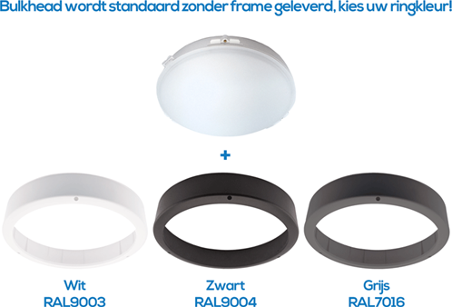 Pragmalux LED Bulkhead Venus G2 IP65 24-42V AC/DC  2,75W-5W 3000K-5000K 3-CCT 295-570lm Ø300 + bewegingssensor-3