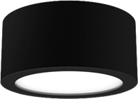 Pragmalux LED Downlight Essence G2 IP54 zwart opbouw max. 15W 3000K-6000K 3-CCT max. 1650lm 100D  incl. TCI DALI Driver-1