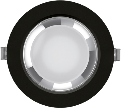 Pragmalux LED Downlight Fora IP65 Ø172 - Ø150 25-30W 2350-3250lm 3000K-4000K 2-CCT zwart +Universele LED Driver (DALI2, 1-10V, Push-dim)-5