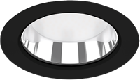 Pragmalux LED Downlight Fora IP65 Ø172 - Ø150 25-30W 2350-3250lm 3000K-4000K 2-CCT zwart +Universele LED Driver (DALI2, 1-10V, Push-dim)-7