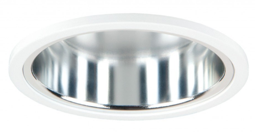 Pragmalux LED Downlight Mado 195 Hoogglans IP44 25W 3000K 3235lm Ø195 Buitenmaat - Gatmaat Ø180 UGR<19