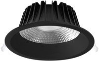 Pragmalux LED Downlight Mondial IP54 facet zwart verdiept 13,5-25,5W 1700-3200lm 3-CCT CRI>90 UGR<19 60D BØ226 - GØ200-210 +Philips driver-2