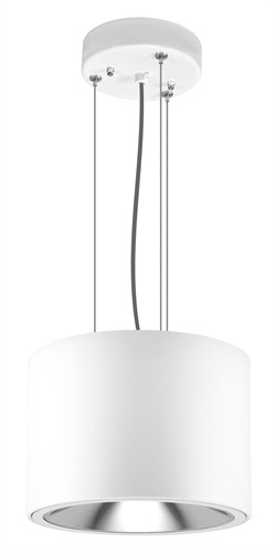 Pragmalux LED Pendel Downlight Mado 205 Darklight 18W 3000K 2486lm Ø205 Buitenmaat - Hoogte Ø190