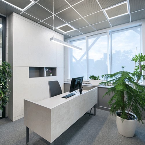 Pragmalux LED Frame Paneel Conto 60x60cm 20-40W 3CCT 3000K-3500K-4000K 2300-5000lm zwart +Driver incl. 3P Aansluitsnoer en splitter en trekontlasting, 1 in 2 uit (4x14W)-1