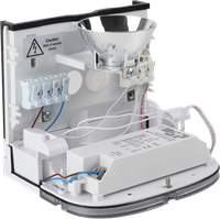 Pragmalux LED Gevelarmatuur Briq Up/Down IP65 C4 Down 7W 800-840lm Up 3W 400-420lm 3000-4000K 2CCT Wit RAL 9003+noodmodule zelftest 1uur-5