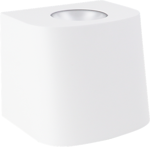Pragmalux LED Gevelarmatuur Briq Up/Down IP65 C4 Down 7W 800-840lm Up 3W 400-420lm 3000-4000K 2CCT Wit RAL 9003 fase dimbaar-2
