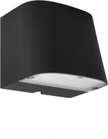 Pragmalux LED Gevelarmatuur Briq Up/Down IP65 C4 Down 7W 800-840lm Up 3W 400-420lm 3000-4000K 2CCT Grafiet Zwart RAL9011+noodmodule zelftest 1uur-1