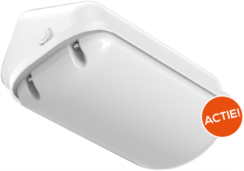 Pragmalux LED Gevelarmatuur Deca IP65 6.5-12W 3000K-4000K 2-CCT 650-1100lm Wit