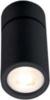 Pragmalux Opbouwspot Penda Rond Kantelbaar Zwart RAL9004 - Incl. GU10 Fitting-1