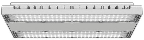Pragmalux LED Balvast Sporthalarmatuur Lineo IP66 IK10 150W 4000K 21000lm 80x100D (1 Unit) Grijs - 0-10V Dimbaar