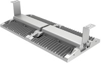 Pragmalux LED Balvast Sporthalarmatuur Lineo IP66 IK10 200W 4000K 28000lm 80x100D (2 Units) Grijs - 0-10V Dimbaar-8
