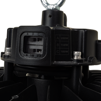 Pragmalux LED Highbay Storm G3 100-200W 3000K-5000K 3CCT 17000-34000lm 60D Zwart DALI2(250-400W)-5