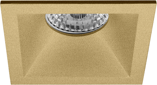 Pragmalux Inbouwspot Apollo Vierkant Verdiept Goud - Incl. GU10 Fitting