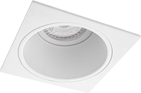 Pragmalux Inbouwspot Mido Vierkant wit RAL9003 - Incl. GU10 Fitting-1
