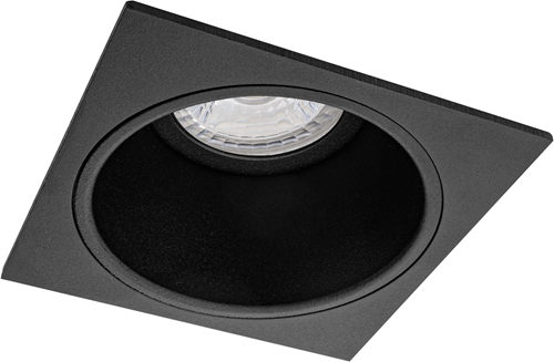 Pragmalux Inbouwspot Mido Vierkant Zwart - Incl. GU10 Fitting