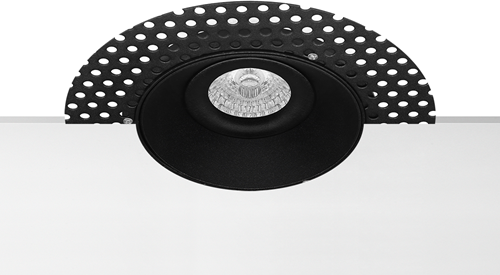 Pragmalux Inbouwspot Navis Trimless Rond Kantelbaar Zwart - Incl. GU10 Fitting