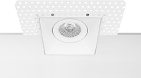 Pragmalux Inbouwspot Navis Trimless Vierkant Kantelbaar wit RAL9003 - Incl. GU10 Fitting