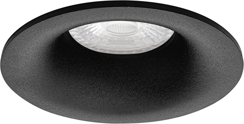 Pragmalux Inbouwspot Nero Rond Zwart - Incl. GU10 Fitting