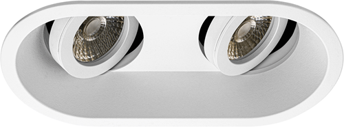 Pragmalux Inbouwspot Zena Rond 2V Kantelbaar Wit - Incl. GU10 Fitting
