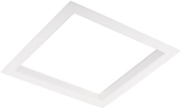 Pragmalux LED Inbouwspot Squadro 1V Wit Ø215x215 Buitenmaat - Gatmaat Ø205x195