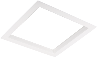 Pragmalux LED Inbouwspot Squadro 1V Wit Ø215x215 Buitenmaat - Gatmaat Ø205x195