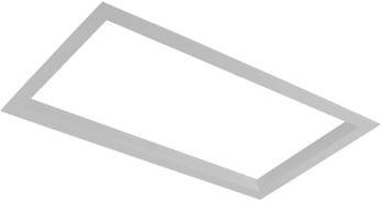Pragmalux LED Inbouwspot Squadro 2V Grijs Ø215x390 Buitenmaat - Gatmaat Ø205x370