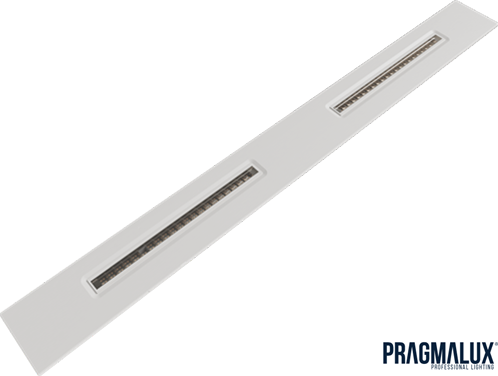 Pragmalux LED Inlegarmatuur Modul 15x150cm 26-30W 3500-4200lm 3000K-4000K 2CCT UGR<16 wit RAL9003 +driver