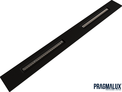 Pragmalux LED Inlegarmatuur Modul 15x150cm 26-30W 3500-4200lm 3000K-4000K 2CCT UGR<16 zwart RAL9005 +driver