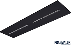 Pragmalux LED Inlegarmatuur Modul 30x120cm 26-30W 3500-4200lm 3000K-4000K 2CCT UGR<16 zwart RAL9005 +driver