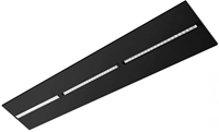 Pragmalux LED Inlegarmatuur Modul 30x150cm 18,5-30W 2500-4200lm 3000K-4000K 2CCT UGR<16 zwart RAL9005 +Universele driver (DALI2, 1-10V, push-dim)-6
