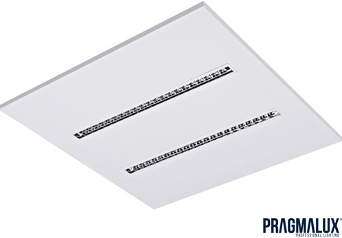 Pragmalux LED Inlegarmatuur Modul 60x60cm 26-30W 3500-4200lm 3000K-4000K 2CCT UGR<16 wit RAL9003 +driver