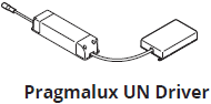 Pragmalux LED Inlay Armaturmodul 15x150cm 18,5-30W 2500-4200lm 3000K-4000K 2CCT UGR<16 sort RAL9005 +Universal-driver (DALI2, 1-10V, push-dim)