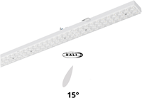 Pragmalux PRX-Line LED module 1528mm 60W 9150lm 6500K asymetrisch Links 15° DALI