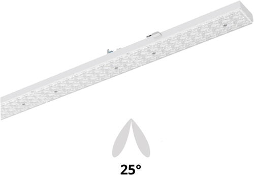 Pragmalux PRX-Line LED module 1528mm 32-60W 9150 lumen 5000K Dubbel asymmetrisch 25°
