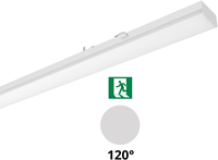 Pragmalux PRX Retroline LED-module HO ETAP E3-T8 75-22W 11400-3345lm 3000K 120D opaal noodverlichting 3h 600lm