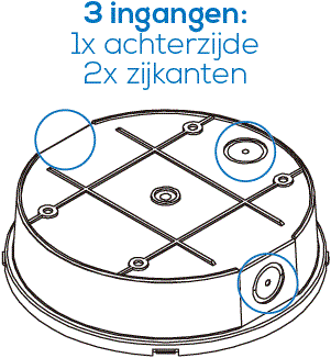 Pragmalux DOTXL Opbouw Noodverlichting IP65 3W 230-270lm LifePO4 1uur Zelftest Wit-3