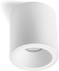 Pragmalux Opbouwspot Cinto Rond wit RAL9003 - Incl. GU10 Fitting