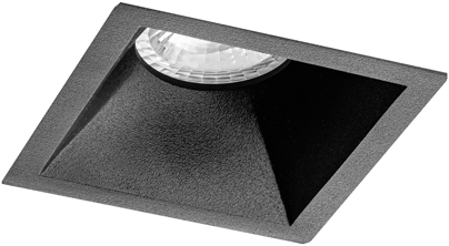 Pragmalux Opbouwspot Cinto Vierkant Ring Zwart