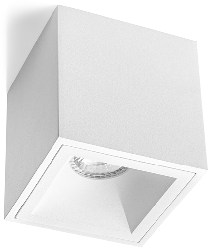 Pragmalux Opbouwspot Cinto Vierkant Ring Wit-1
