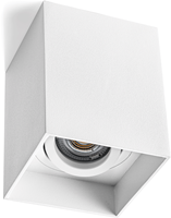 Pragmalux Opbouwspot Luxo Vierkant Kantelbaar wit RAL9003 - Incl. GU10 Fitting