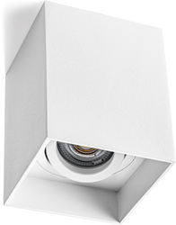 Pragmalux Opbouwspot Luxo Vierkant Kantelbaar wit RAL9003 - Incl. GU10 Fitting