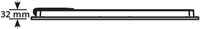 Pragmalux LED Paneel 30x60cm Sigma G2 IP65 CRI>90 10-20W 5000K-6500K 2-CCT 1250-2600lm UGR<19 +Universele Driver (DALI2, 1-10V, Push-dim) (2x14W/2X18W)-4