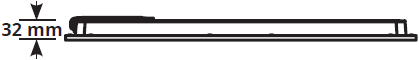 Pragmalux LED Paneel 30x60cm Sigma G2 IP65 CRI>90 9-20W 3000K-4000K 2-CCT 1000-2500lm UGR<19 +Driver (2x14W/2X18W)-4
