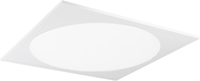 Pragmalux LED Paneel 60x60cm Rondix IP54 28-40W 3000K-3500K-4000K 3CCT 3250-5000lm UGR<19 wit RAL9016 + Philips Driver (4x14W)