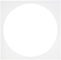 Pragmalux LED Paneel 60x60cm Rondix IP54 20-40W 3000K-3500K-4000K 3CCT 2300-5000lm UGR<19 wit RAL9016 +Driver incl. 3P Aansluitsnoer en splitter en trekontlasting, 1 in 2 uit(4x14W)-1