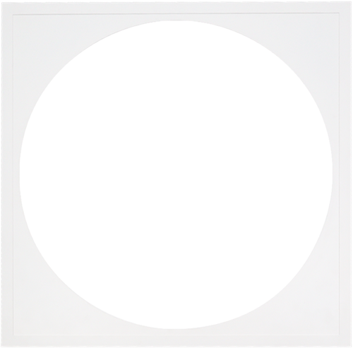 Pragmalux LED Paneel 60x60cm Rondix IP54 20-40W 3000K-3500K-4000K 3CCT 2300-5000lm UGR<19 wit RAL9016 +Driver incl. 3P Aansluitsnoer en splitter en trekontlasting, 1 in 2 uit(4x14W)-1