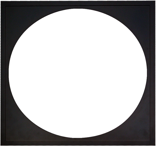 Pragmalux LED Paneel 60x60cm Rondix IP54 20-40W 3CCT 2300-5000lm UGR<19 zwart RAL9005 + Driver incl.eurosnoer 2m (4x14W)-1