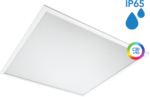 Pragmalux LED Paneel 60x60cm Sigma G2 IP65 CRI>90 13-26W 3000K-4000K 2-CCT 1700-3600lm UGR<19 +Philips Driver (4x14W/4X18W)